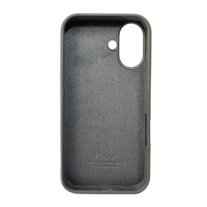 Чохол для смартфона Silicone Full Case AA Open Cam for Apple iPhone 16 12,Dark Grey (FullOpenAAi16-12)