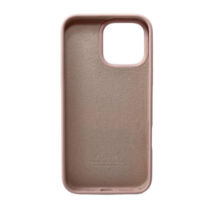Чохол для смартфона Silicone Full Case AA Open Cam for Apple iPhone 16 Pro 15,Pink Sand (FullOpenAAi16P-15)