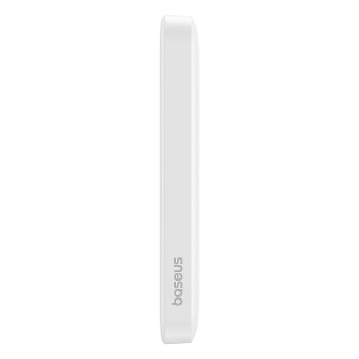 Зовнішній акумулятор Baseus Magnetic Mini Wireless Fast Charge Power Bank 5000mAh 20W Stellar White（With Simple Series Charging Cable Type-C to Typ (P10022107223-00)