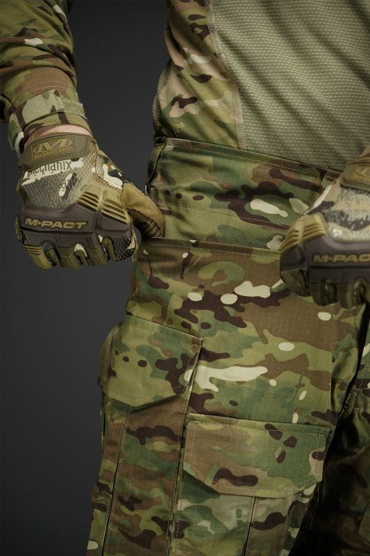 Брюки с наколенниками Kalista Military Full-Pro из рип-стопа, мультикам