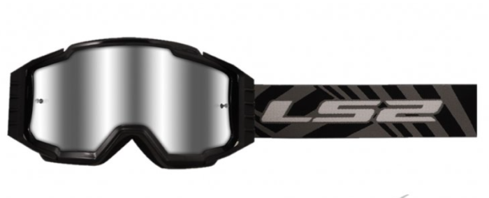 Маска кросова LS2 CHARGER PRO Black Mirror Lens