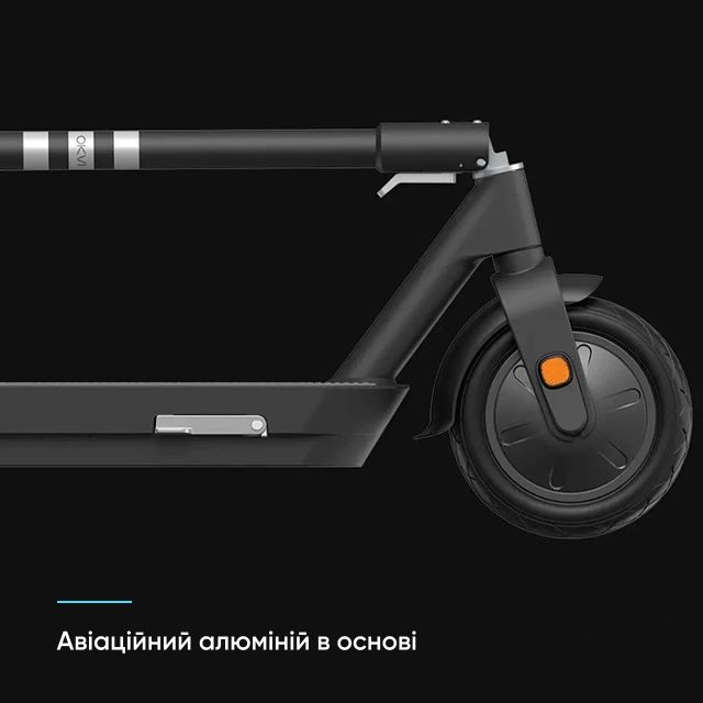 Електросамокат OKAI ES30-NEON PRO Black 10", 350(700)W, 14.7Ah, 80km, 25km\h, 25%, NFC, App, 21kg (ES30-B)