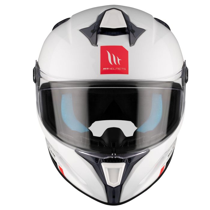 Мотошолом MT Targo S Solid A0 Gloss White ECE2206 XS