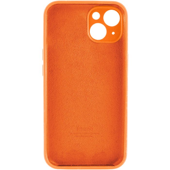 Чохол для смартфона Silicone Full Case AA Camera Protect for Apple iPhone 15 52,Orange (FullAAi15-52)