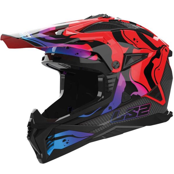 Мотошолом LS2 MX708 Fast 2 Wash Red XL