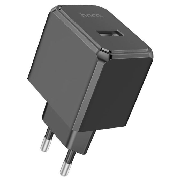 Мережевий зарядний пристрій з кабелем HOCO CS11A Ocean single port charger set(Micro) 10.5W Black (6942007603584)