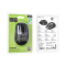 Маніпулятор миша HOCO GM28 2.4G business wireless mouse Black Metal Gray (6942007619684)