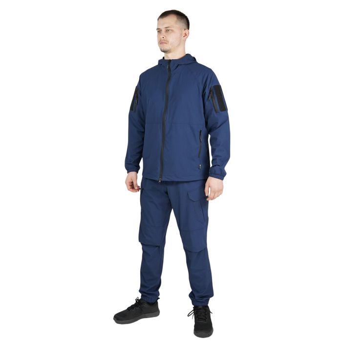 Водоотталкивающий костюм синий 4W Stretch Militex