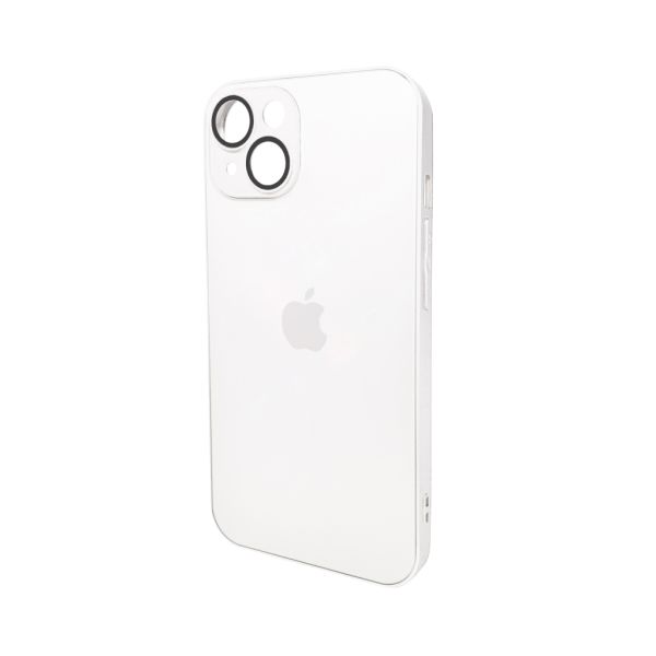 Чохол для смартфона AG Glass Matt Frame Color Logo for Apple iPhone 15 Pearly White (AGMattFrameiP15White)