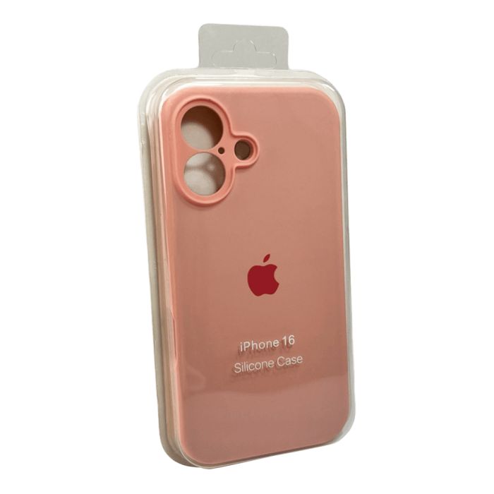 Чохол для смартфона Silicone Full Case AA Camera Protect for Apple iPhone 16 37,Grapefruit (FullAAi16-37)