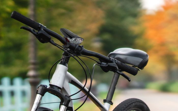 Ліхтарик акумуляторний світлодіодний з USB 2 LED "GOOD BIKE" 3 режима (94319-IS)