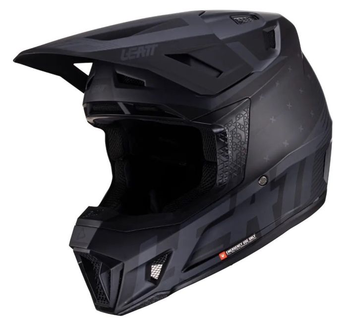 Мотошолом LEATT Moto 7.5 + Goggle Stealth L