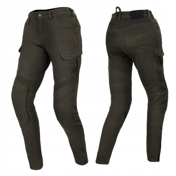 Мотоджинси SHIMA Giro 2.0 Khaki Lady W30-L34