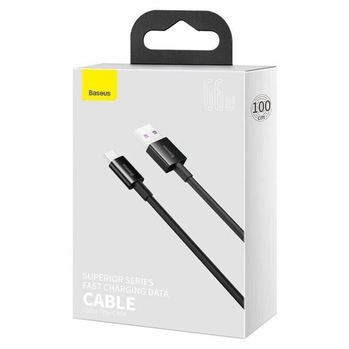 Кабель Baseus Superior Series USB to Type-C 66W 1m Black (CATYS-01)