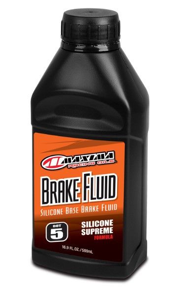 Жидкость тормозов и сцепления Maxima Silicone DOT 5 Brake Fluid (500мл)