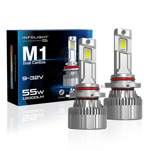 Комплект светодиодных ламп Infolight M1 Dual Canbus 9005 55W
