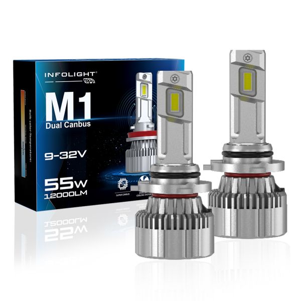 Комплект светодиодных ламп Infolight M1 Dual Canbus 9006 55W
