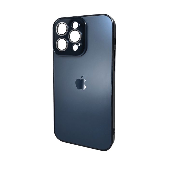 Чохол для смартфона AG Glass Sapphire Frame MagSafe Logo for Apple iPhone 15 Pro Sea Blue (AGSappiFRP15PBlue)