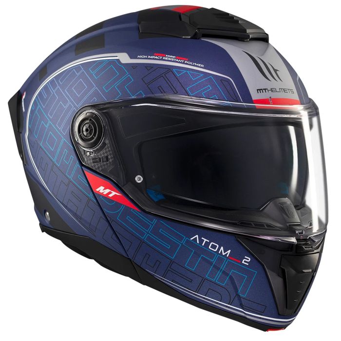 Мотошолом MT ATOM 2 SV DESTINY C7 Matt Blue M