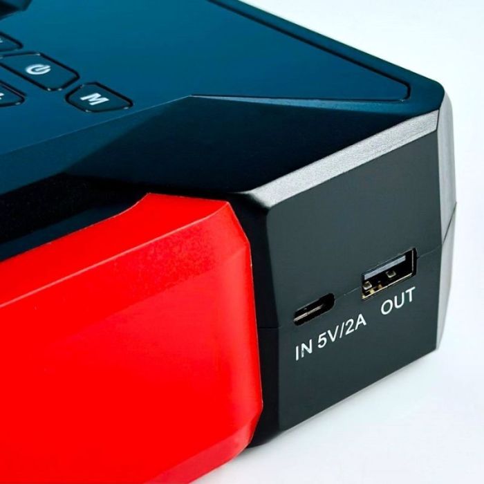 Пусковое устройство J16 12В 600-1800A с функцией Power Bank 39800mAh с компрессором (J16)