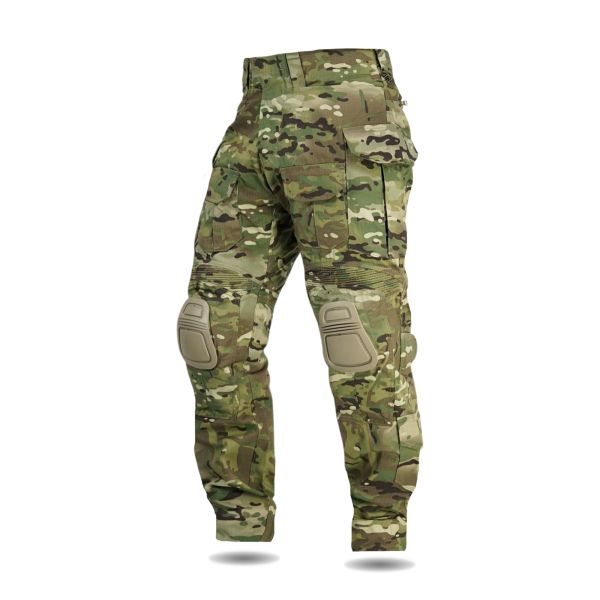 Брюки с наколенниками Kalista Military Full-Pro из рип-стопа, мультикам