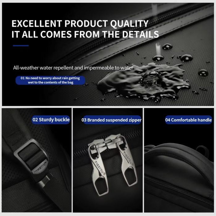 Рюкзак Tigernu T-B9600 15.6" Black (T-B9600BL)