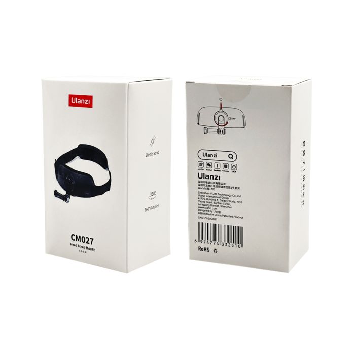 Кріплення Ulanzi Vijim CM027 Go-Quick II Head Strap Mount for GoPro and Phone (UV-C020GBB1 CM027) (C020GBB1)