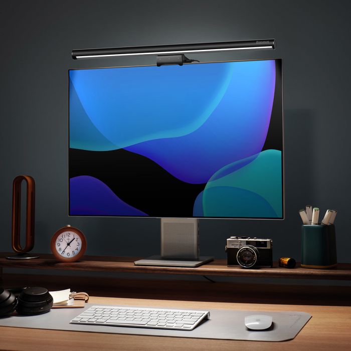 Лампа для монітора Baseus i-wok2 Series  USB Asymmetric Light Source Screen Hanging Light (Youth) Black (DGIW000101)