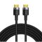 Кабель Baseus Cafule 4KHDMI Male To 4KHDMI Male Adapter Cable 5m Black (CADKLF-H01)