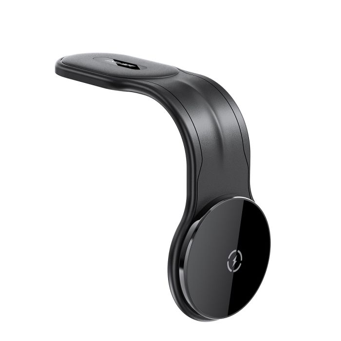 Автотримач для телефона з БЗП ACEFAST D21 Velcro in-car wireless charging holder Black (6974316282907)