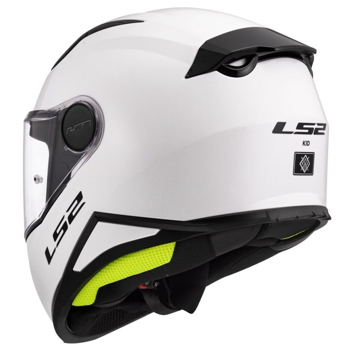 Мотошолом дитячий LS2 FF812 Kid Solid White M
