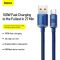 Кабель Baseus Crystal Shine Series Fast Charging Data Cable USB to Type-C 100W 2m Blue (CAJY000503)