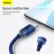 Кабель Baseus Crystal Shine Series Fast Charging Data Cable USB to Type-C 100W 2m Blue (CAJY000503)