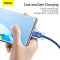 Кабель Baseus Crystal Shine Series Fast Charging Data Cable USB to Type-C 100W 2m Blue (CAJY000503)