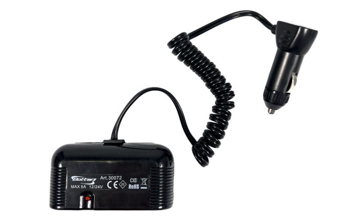 Розгалужувач прикурювача 3в1 "THREE SOCKETS" 12V/24V