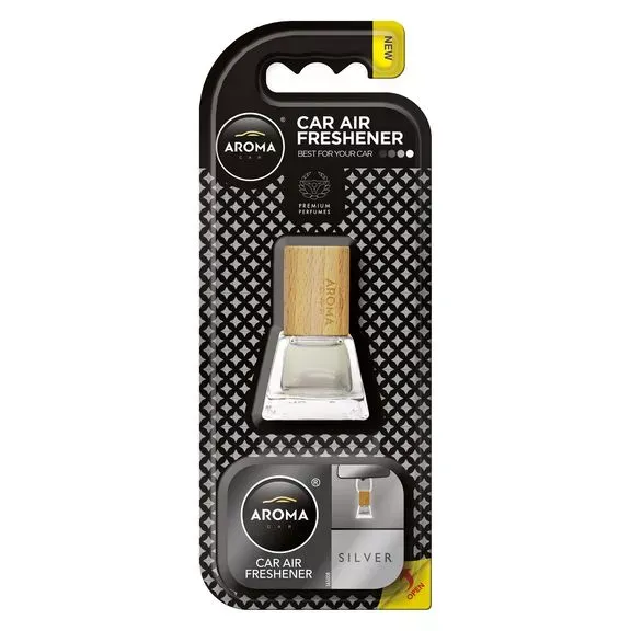 Автомобільний ароматизатор Aroma Car Prestige Wood - Silver (92531)