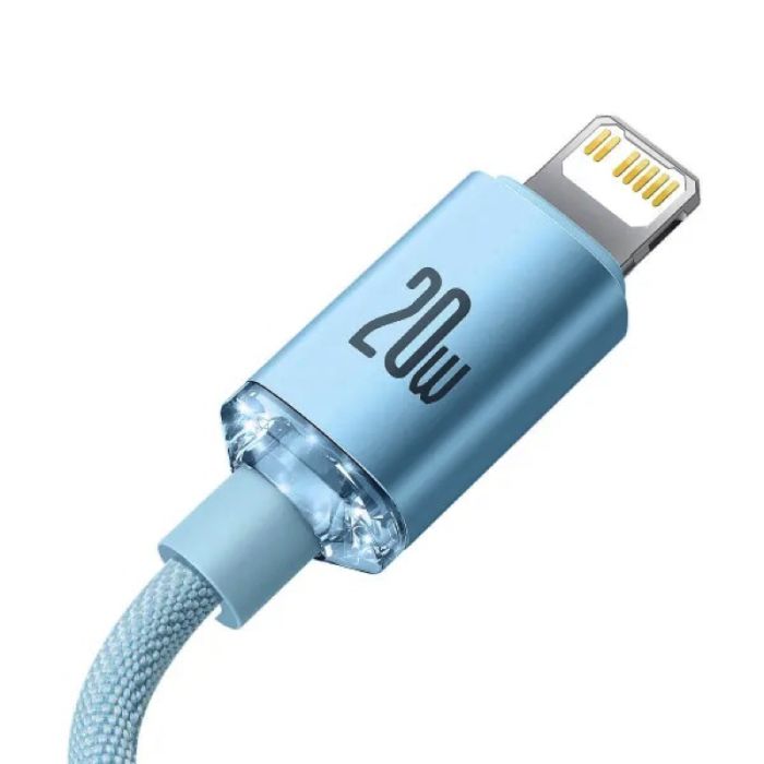 Кабель Baseus Gem Fast-Charging Data Cable USB-C to iP 20W 1m Galaxy Blue (P10373001311-00)