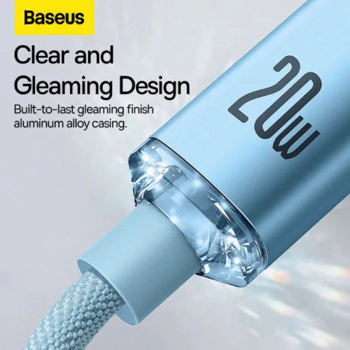 Кабель Baseus Gem Fast-Charging Data Cable USB-C to iP 20W 2m Galaxy Blue (P10373001311-01)
