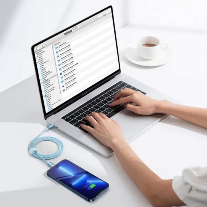 Кабель Baseus Gem Fast-Charging Data Cable USB-C to iP 20W 2m Galaxy Blue (P10373001311-01)