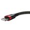 Кабель Baseus Cafule Cable USB For Lightning 1.5A 2m Red+Black (CALKLF-C19)