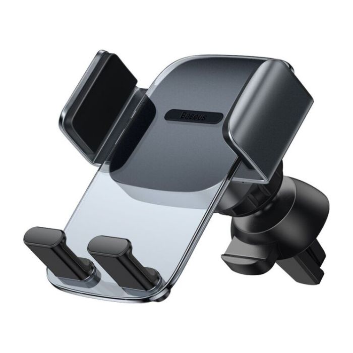 Автотримач для телефона Baseus Easy Control Clamp Car Mount Holder (A Set)  Black (SUYK000001)
