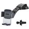 Автотримач для телефона Baseus Easy Control Clamp Car Mount Holder (A Set)  Black (SUYK000001)