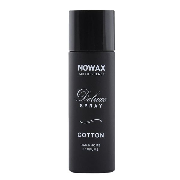 Спрей ароматизатор для авто Nowax Deluxe 50 мл Cotton аромат для машины (NX07751)