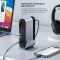 USB-хаб Baseus UnionJoy 17-Port Triple-Display  Docking Station Space Grey（USB-C to HDMI4K@60Hz*2+DP4K@60Hz*1+USB3.0*3+USB-C3.0*2+USB2.0*2+PD*1+PC*1+ (B00532304811-00)