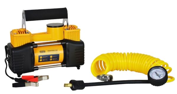 Компресор автомобільний двопоршневий посилений СИЛА "ТРОФІ" 900409