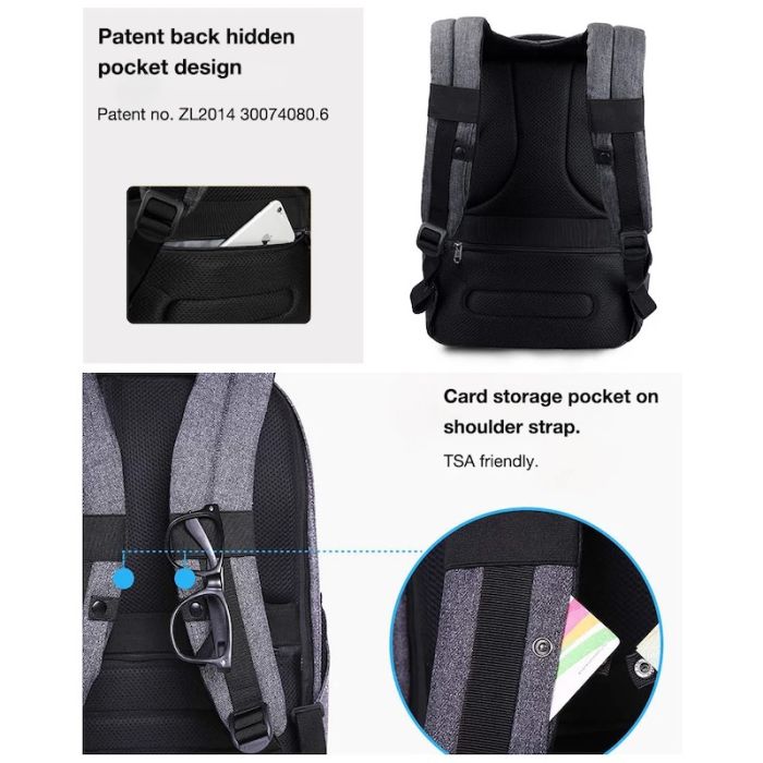 Рюкзак Tigernu T-B3237U 16" Grey (T-B3237U)