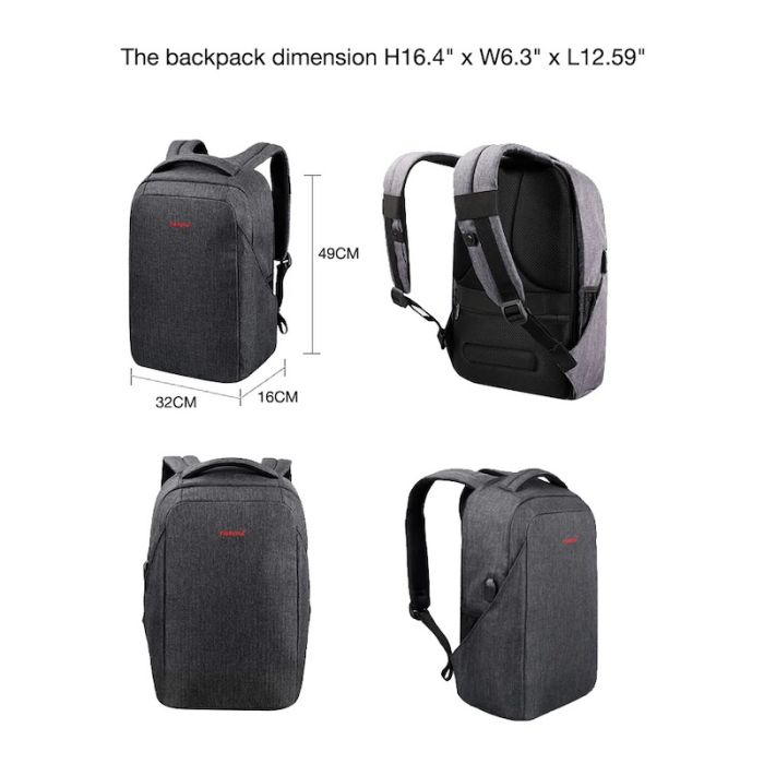 Рюкзак Tigernu T-B3237U 16" Grey (T-B3237U)