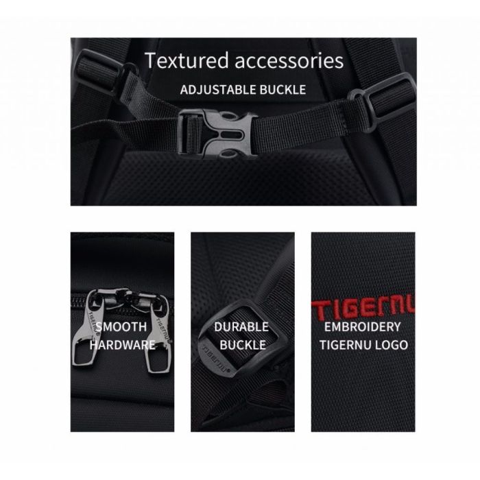 Рюкзак Tigernu T-B3319 15.6" Silver grey (T-B3319)