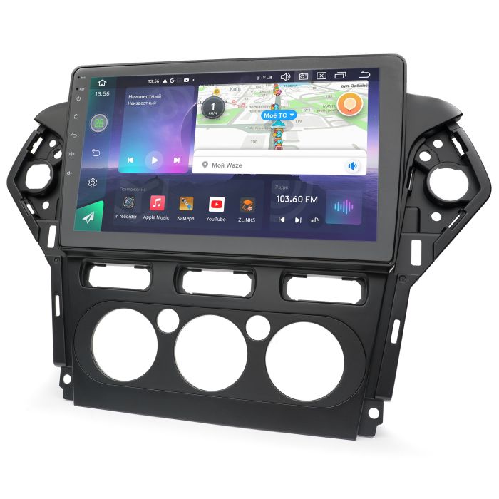Штатна магнітола Prime-X FO-009N/10G Black Ford Mondeo 2011-2015