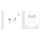 Бездротові навушники TWS HOCO EW05 Plus, ANC, White (6931474753908)